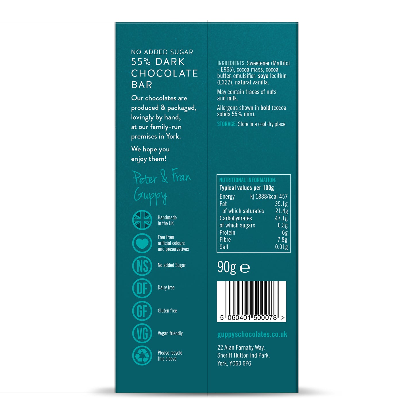 No Added Sugar Chocolate Bar