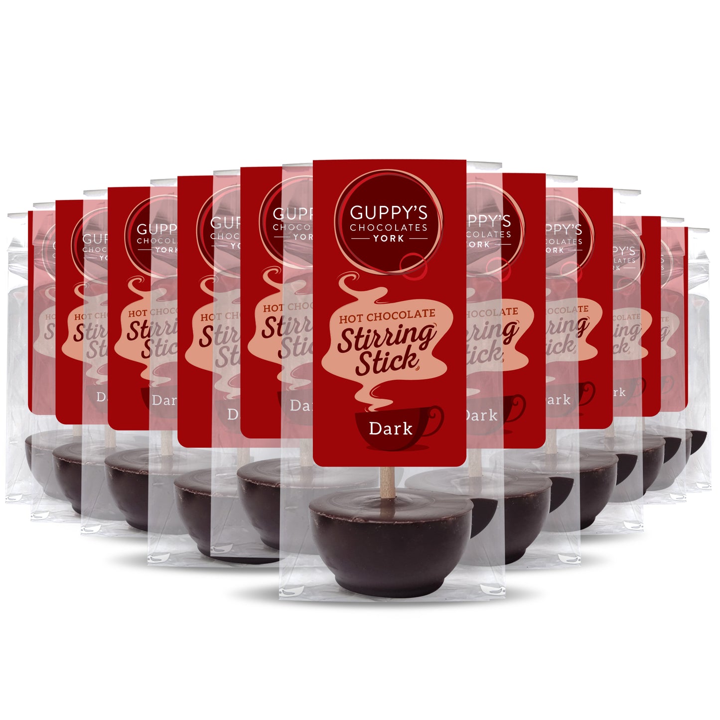 Bagged Dark Hot Chocolate Stirrers