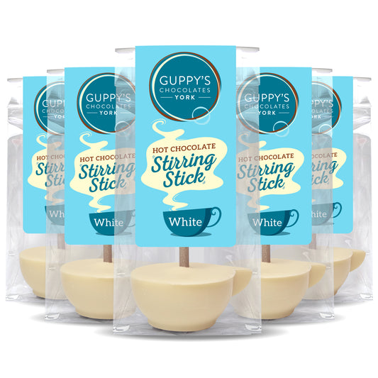 Bagged White Hot Chocolate Stirrers