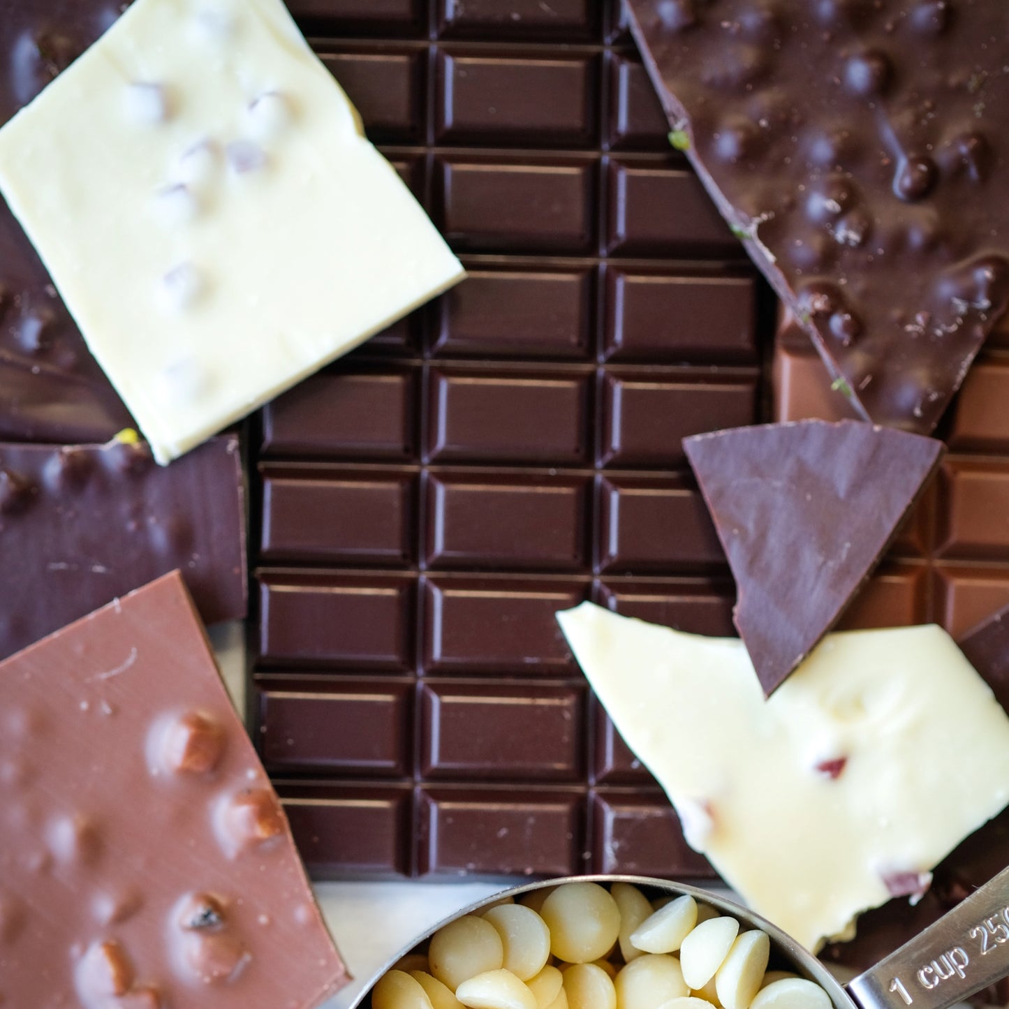 Dark Chocolate Bar with Raspberry & Cocoa Nibs