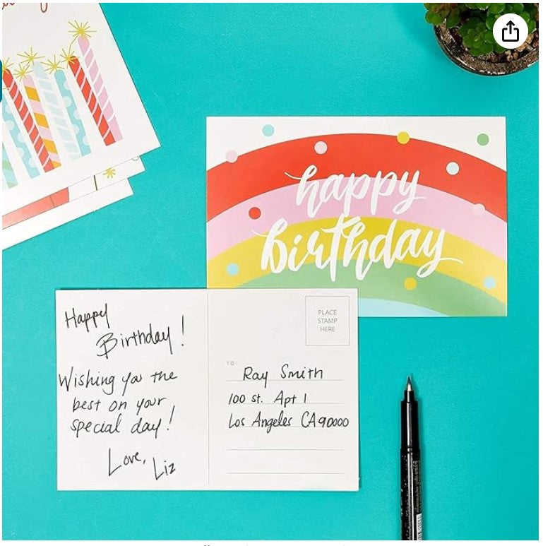 Happy Birthday Postcard