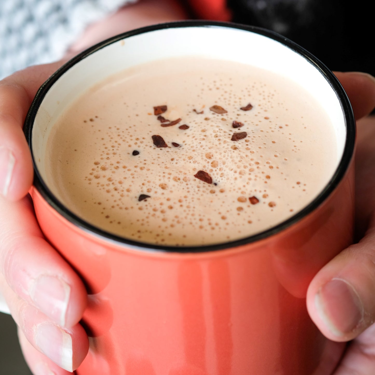 Bagged Milk Orange Hot Chocolate Stirrers