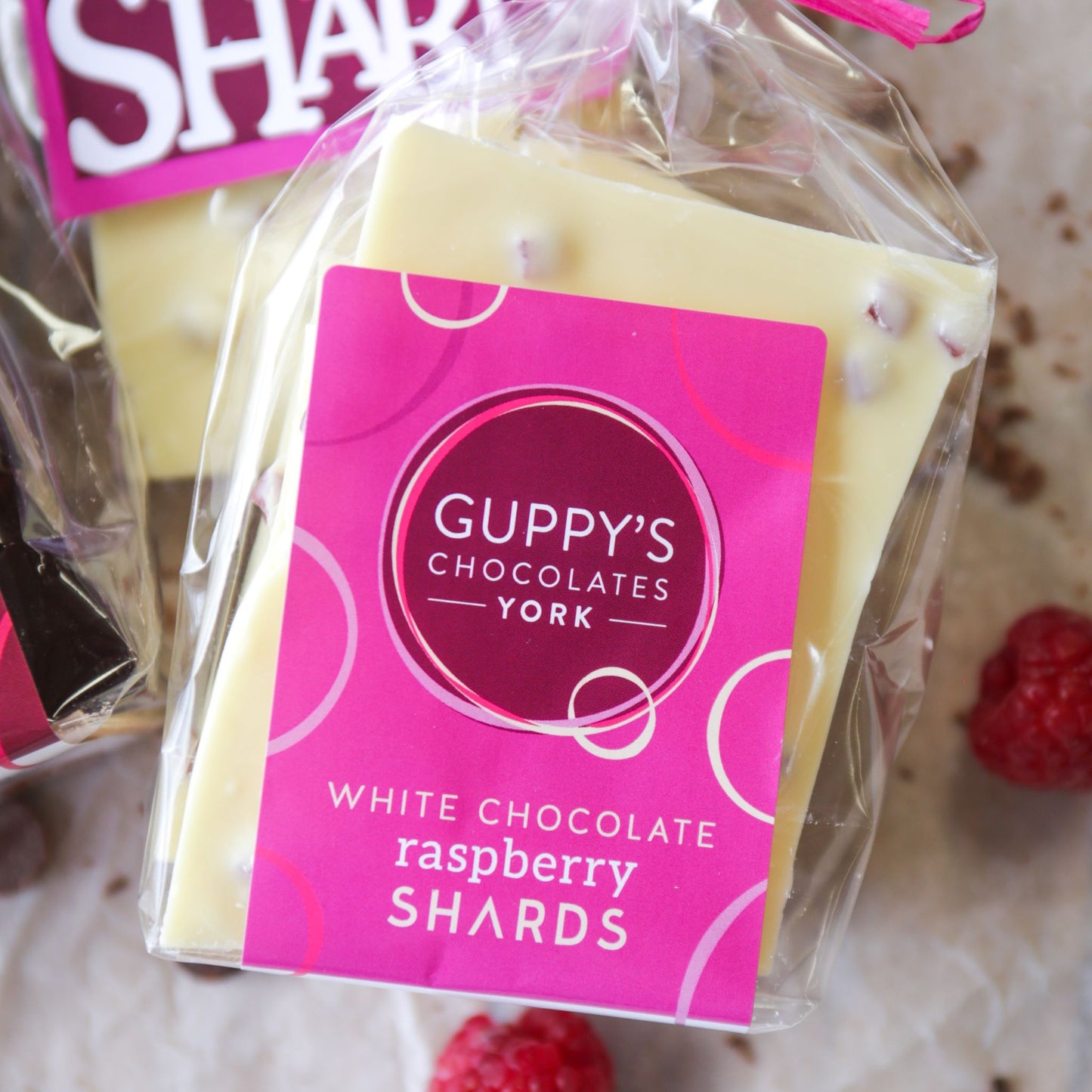 White Chocolate Raspberry Shards