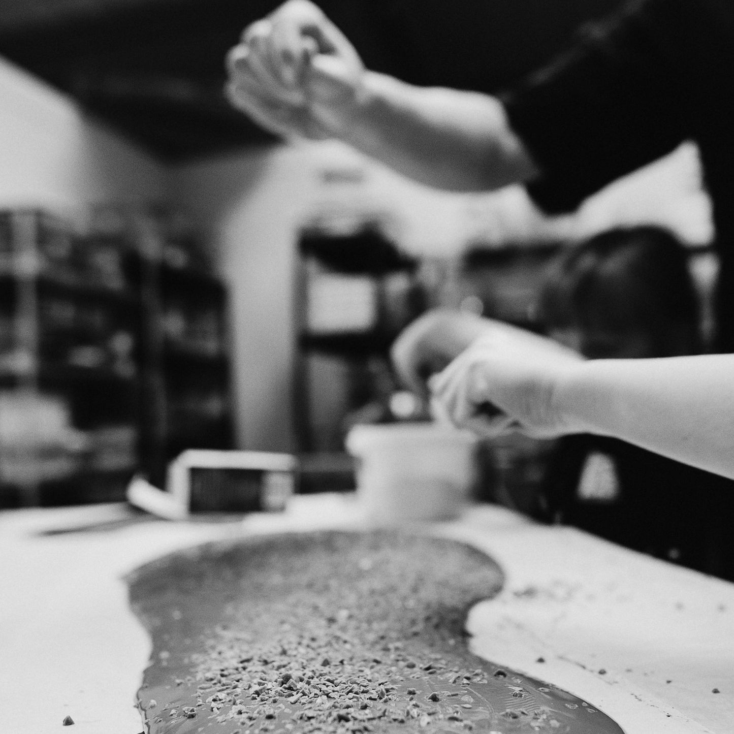 Making our Milk Chocolate Orange Shards