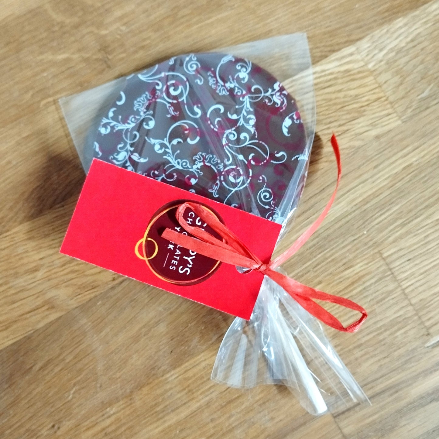 Milk Chocolate Floral Lolly