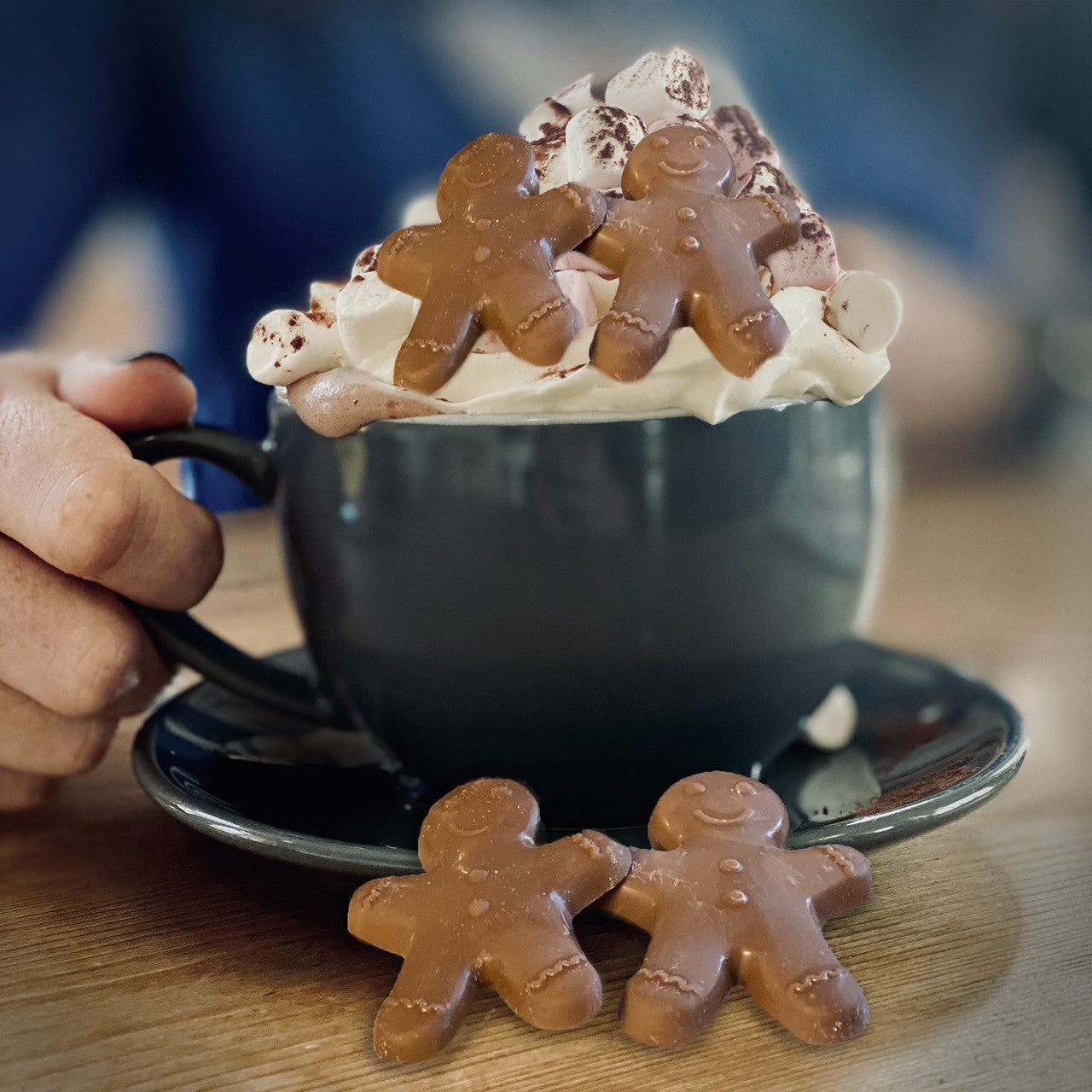 Milk Chocolate Gingerbreadman Shapes