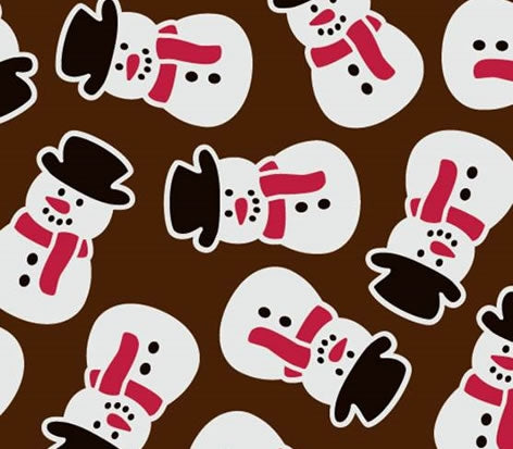 Chocolate Snowman Lollies