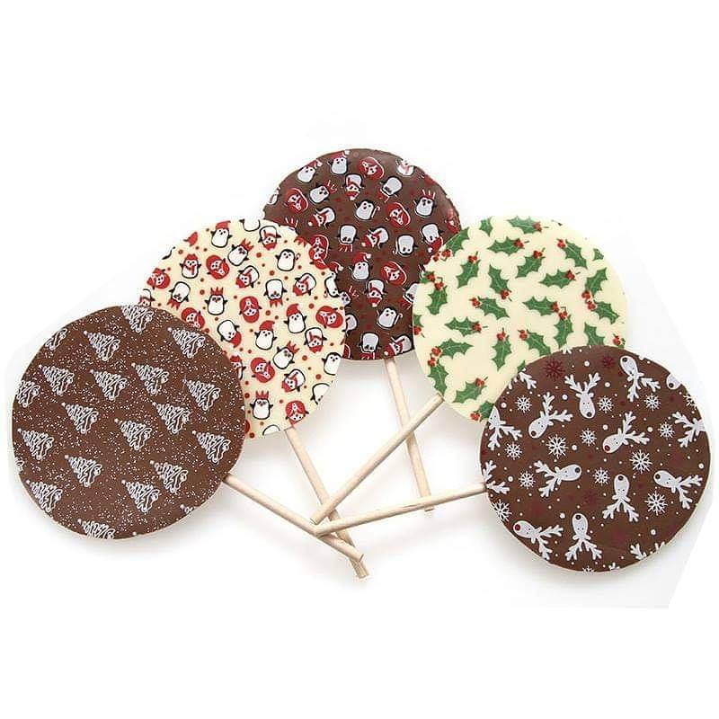 Christmas Chocolate Lollies