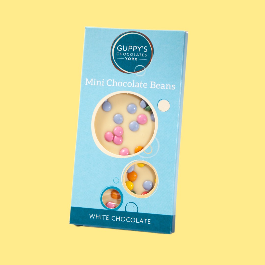 Mini Chocolate Beans Bar - White Chocolate
