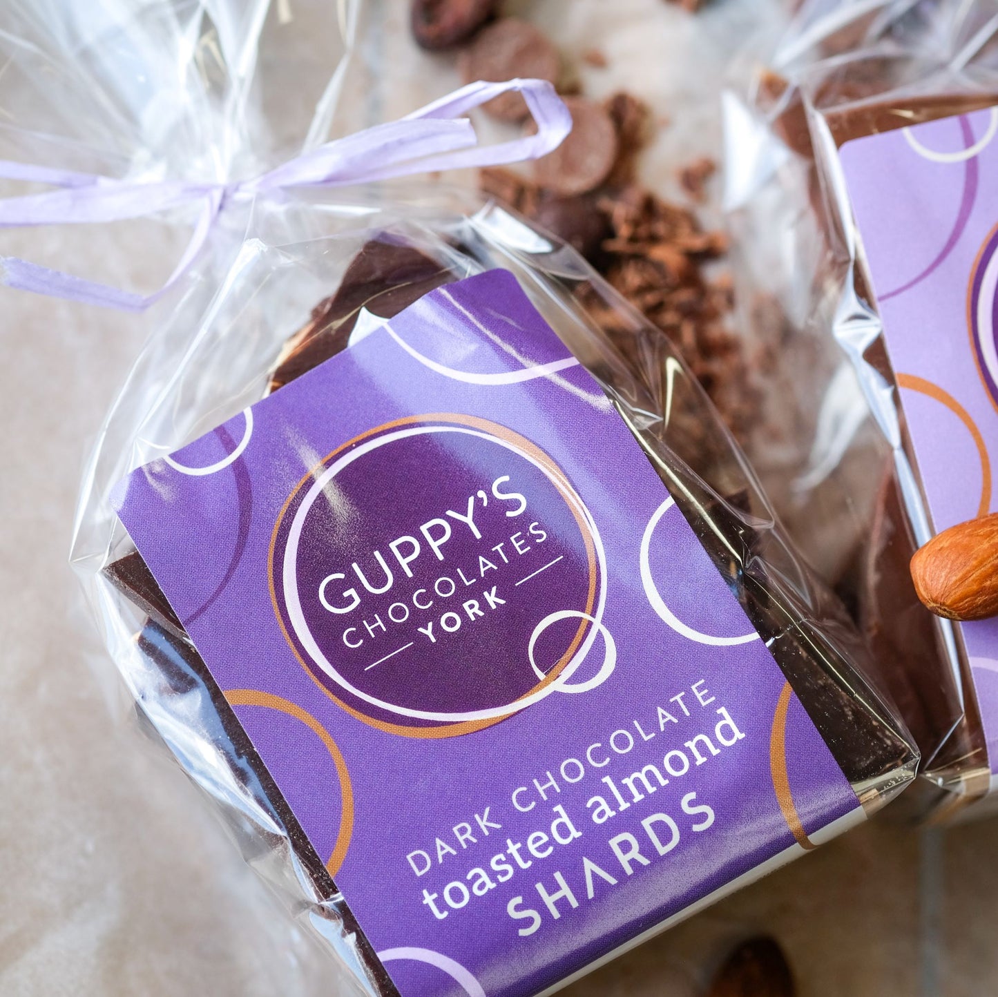 Dark Chocolate Toasted Almond Shards