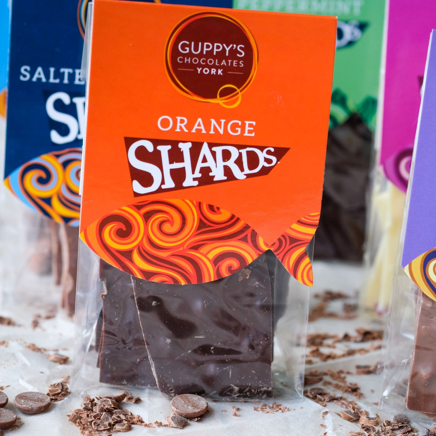 Dark Chocolate Orange Shards 90g