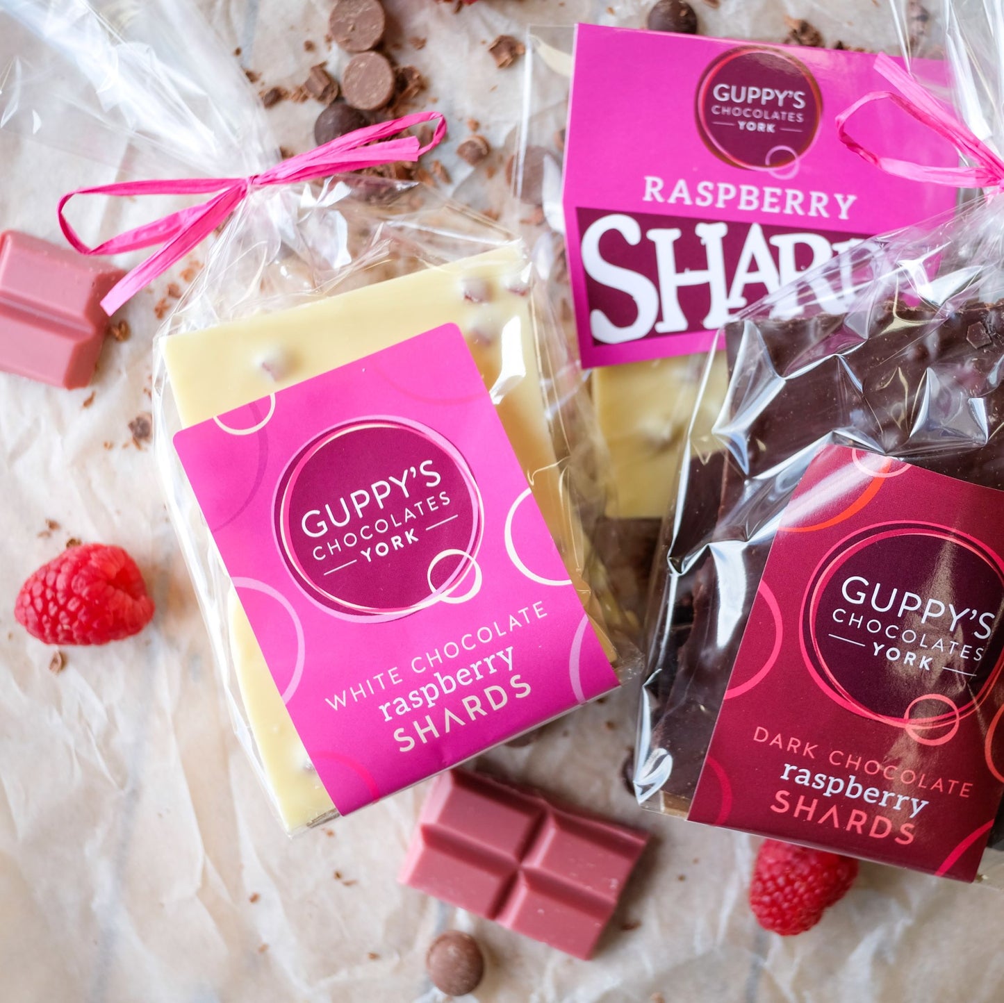 White Chocolate Raspberry Shards