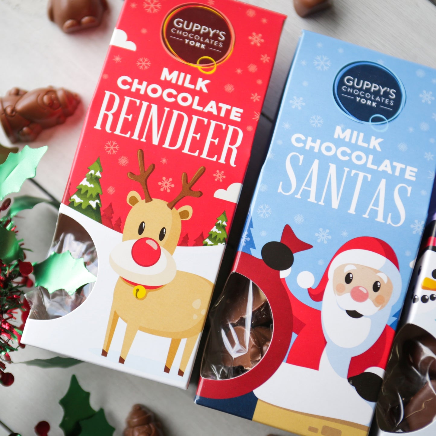 Milk Chocolate Reindeer Shapes