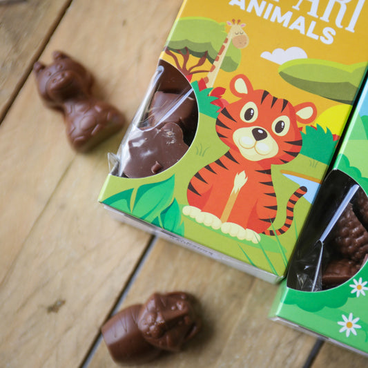 Milk Chocolate Safari Animal Shapes