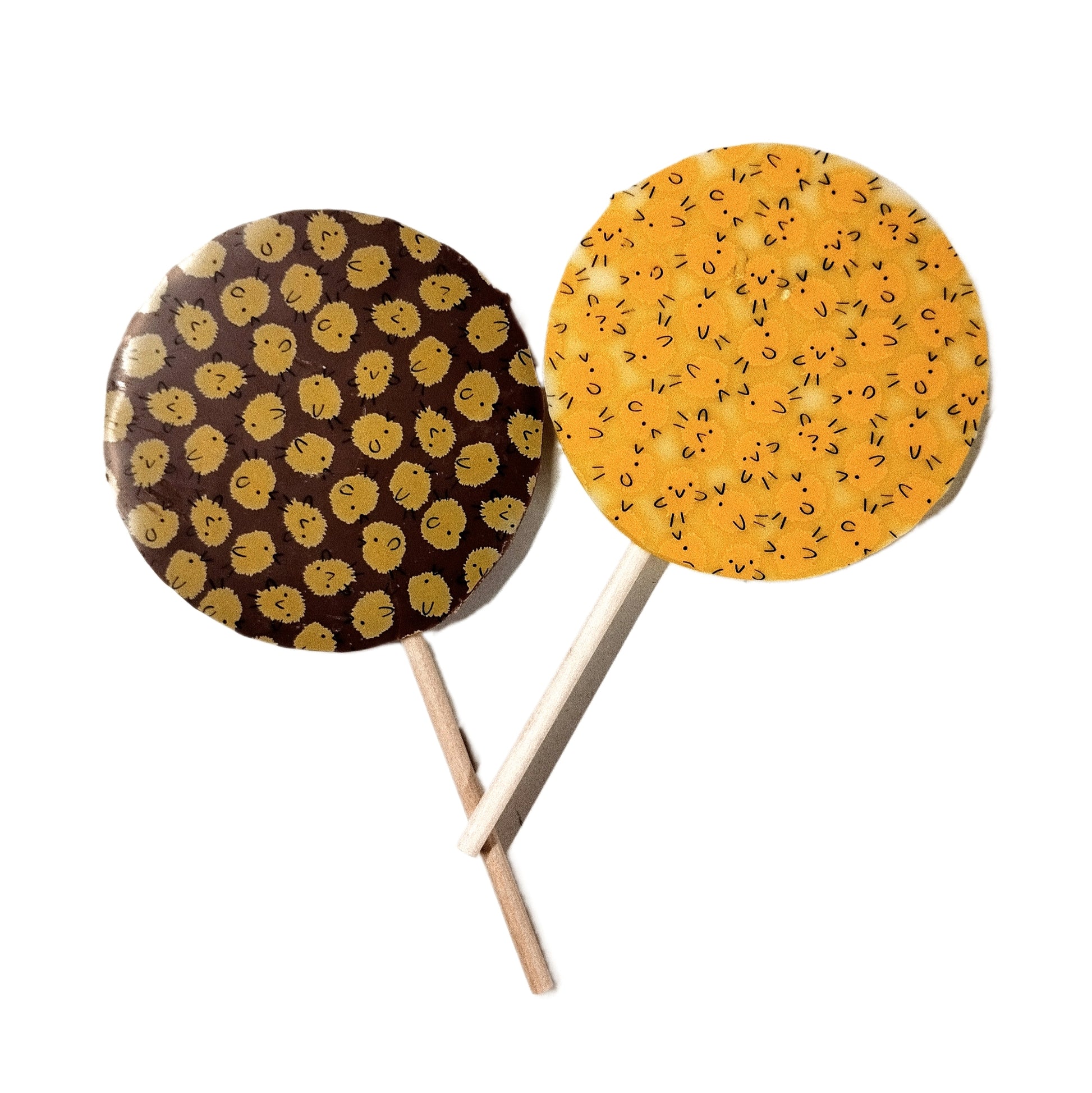 Chocolate Chick Lollies