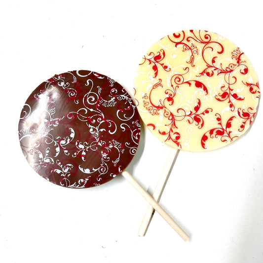 Chocolate Floral Lollies