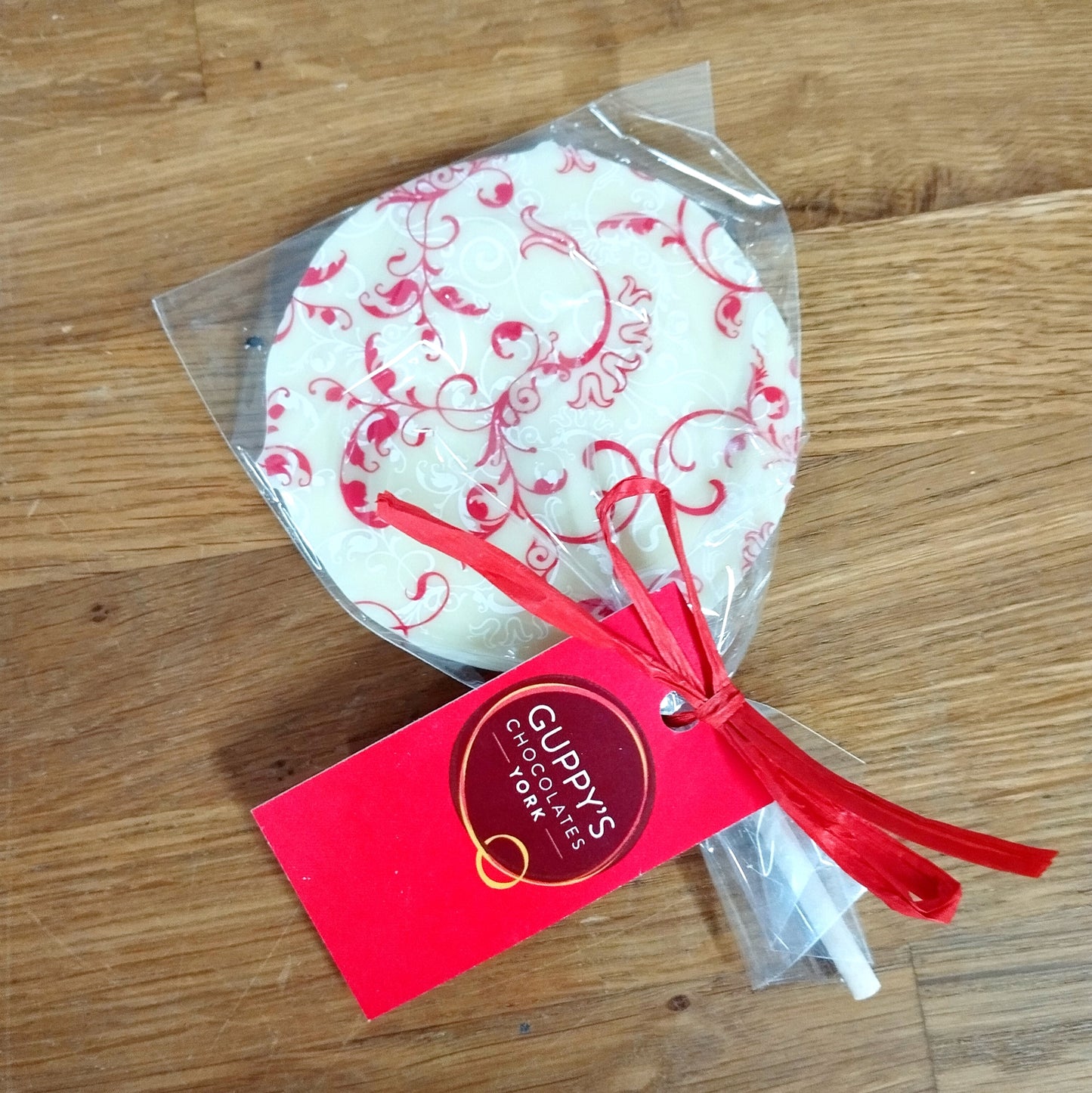 White Chocolate Floral Lolly